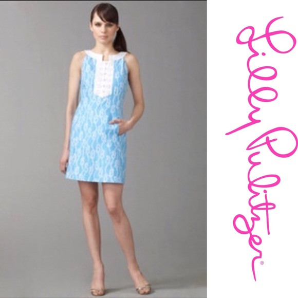 Lilly Pulitzer Cotton Rope Blue Nautical Dress 4 - Picture 2 of 8
